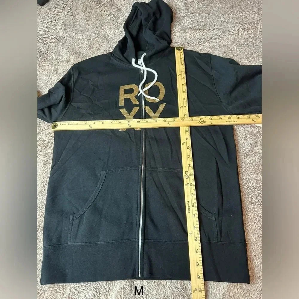 Roxy Proud 2 Full-Zip Hoodie Black Jacket New - Picture 11 of 16